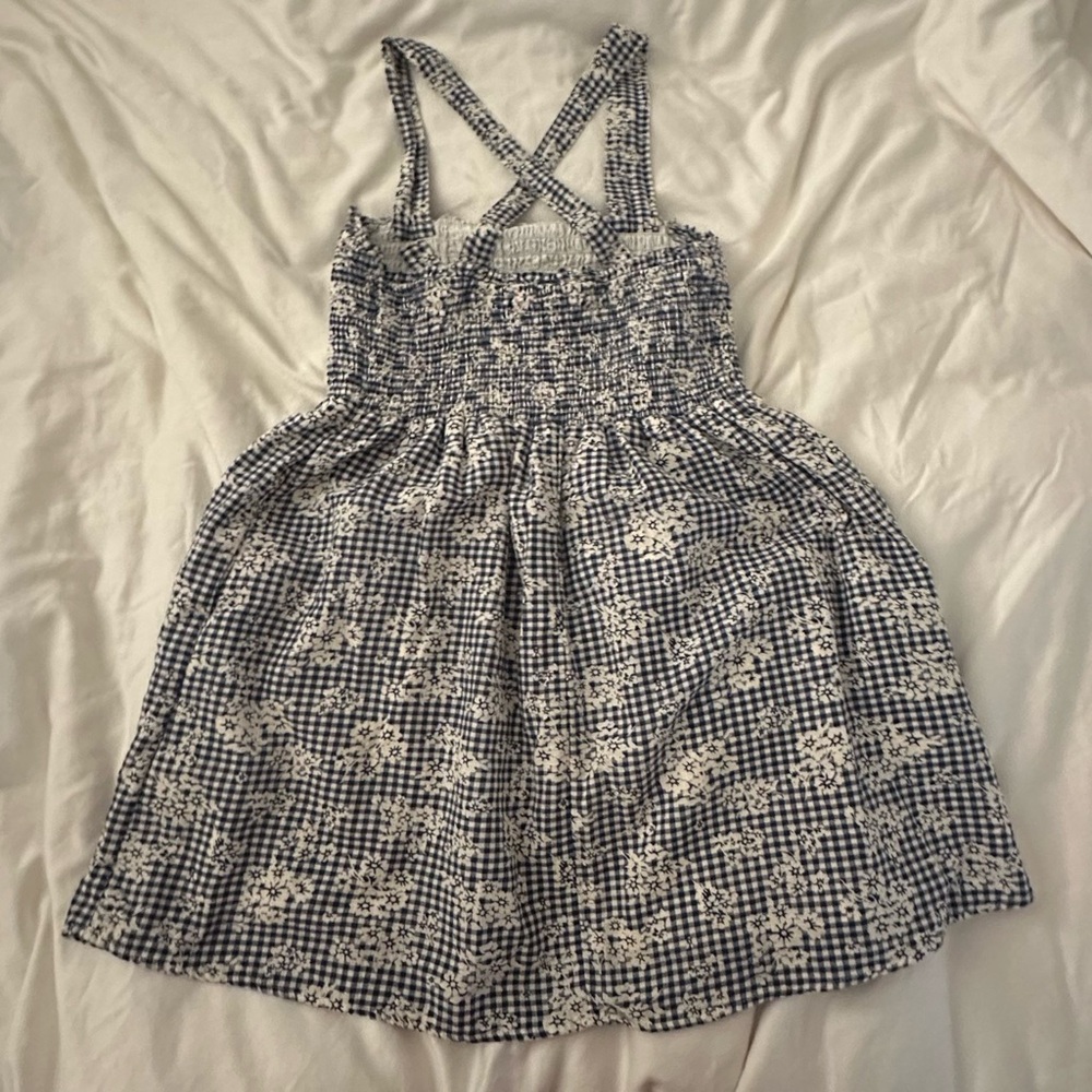 American Eagle Smocked Cross-Back Mini Dress - Picture 4 of 5